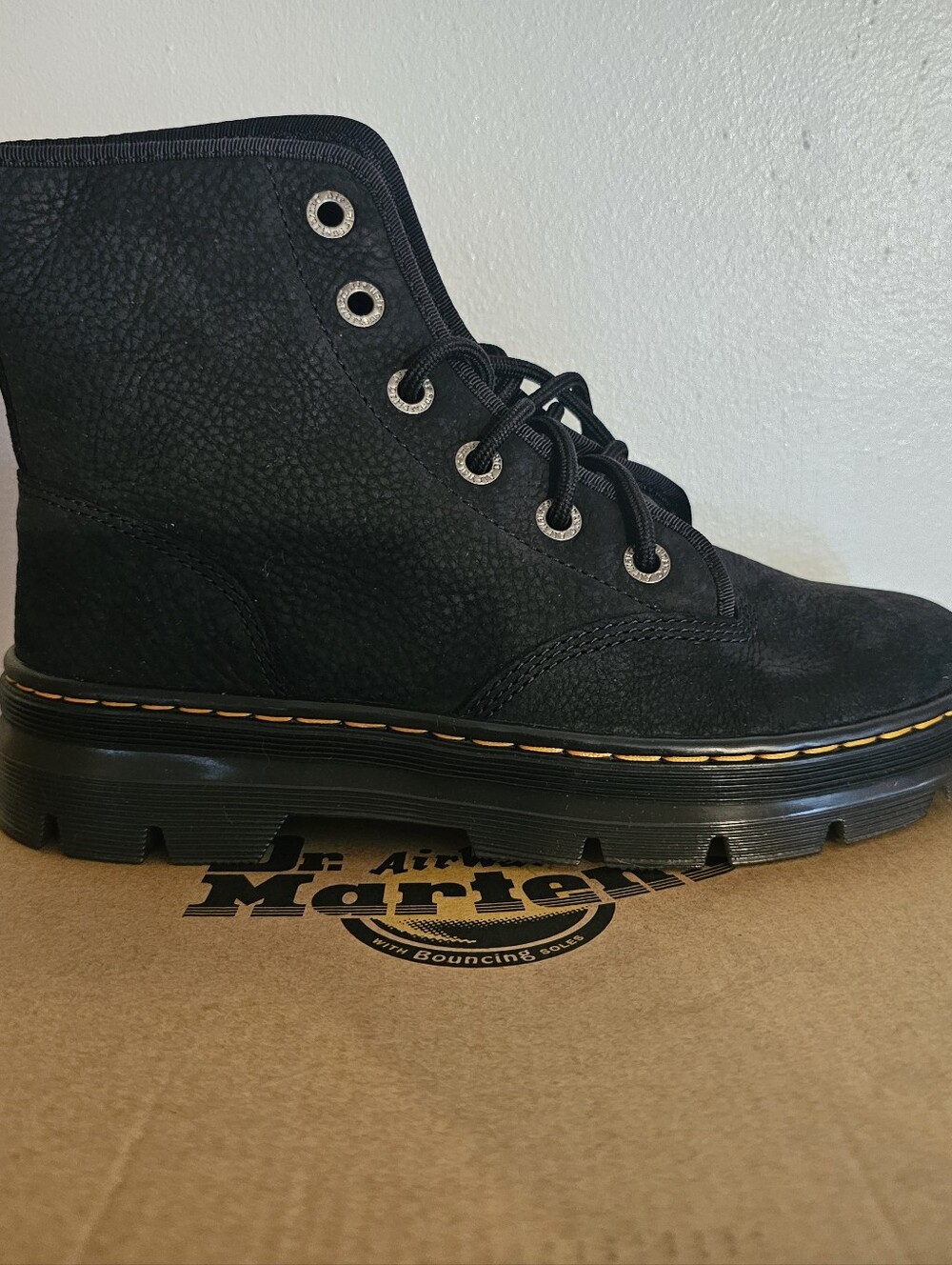 Dr. MARTENS Black Suede Boots. Brand New Never Worn